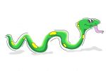 Happy Illustrated Snake